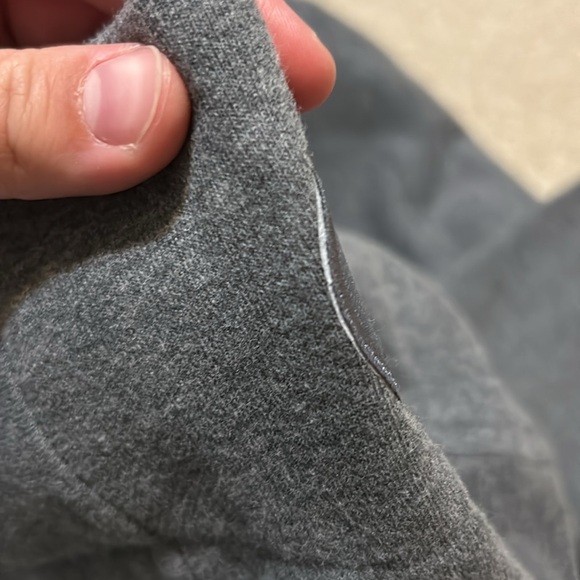 Full zip sweatshirt hoodie dark grey no size tag or dot size xs to small - Picture 6 of 6